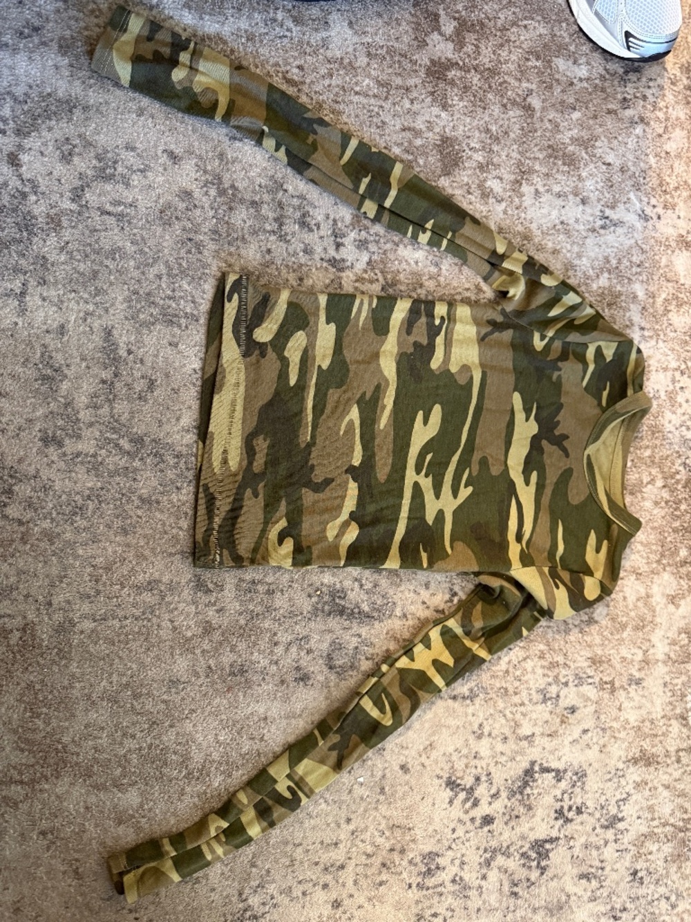 Camo long sleeve shirt